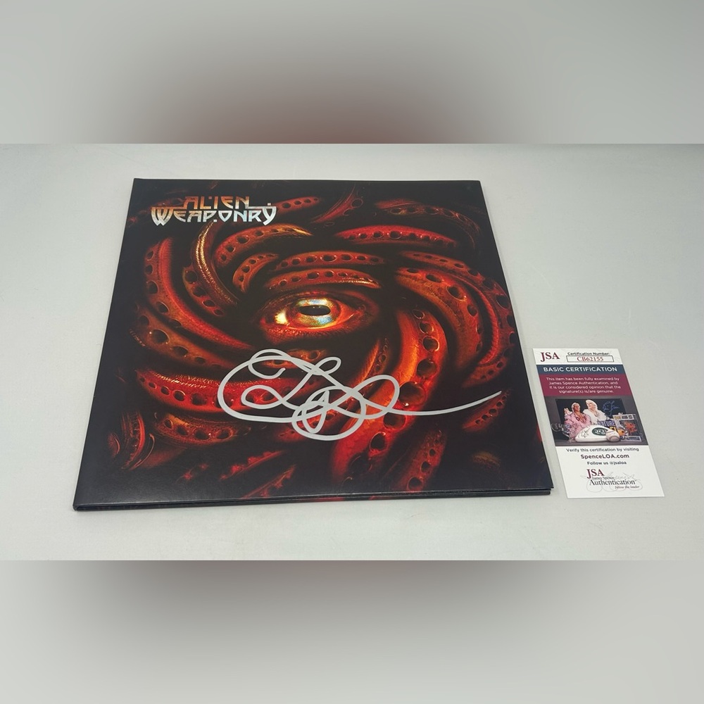 Lewis De Jong of Alien‎ Weaponry signed Tangaroa Album JSA COA